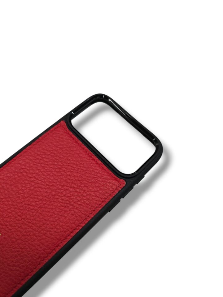 İphone 17 PRO MAX Model Uyumlu KIRMIZI GUTTY Hakiki Deri İsme Özel Ücretsiz Kişiselleştirme Seçeneği İle Kadın Erkek Kullanım premium  Tam Uyumlu Silikon Kılıf Ücretsiz Kargo Visso Leather Geçek Orjinal Dana Derisi