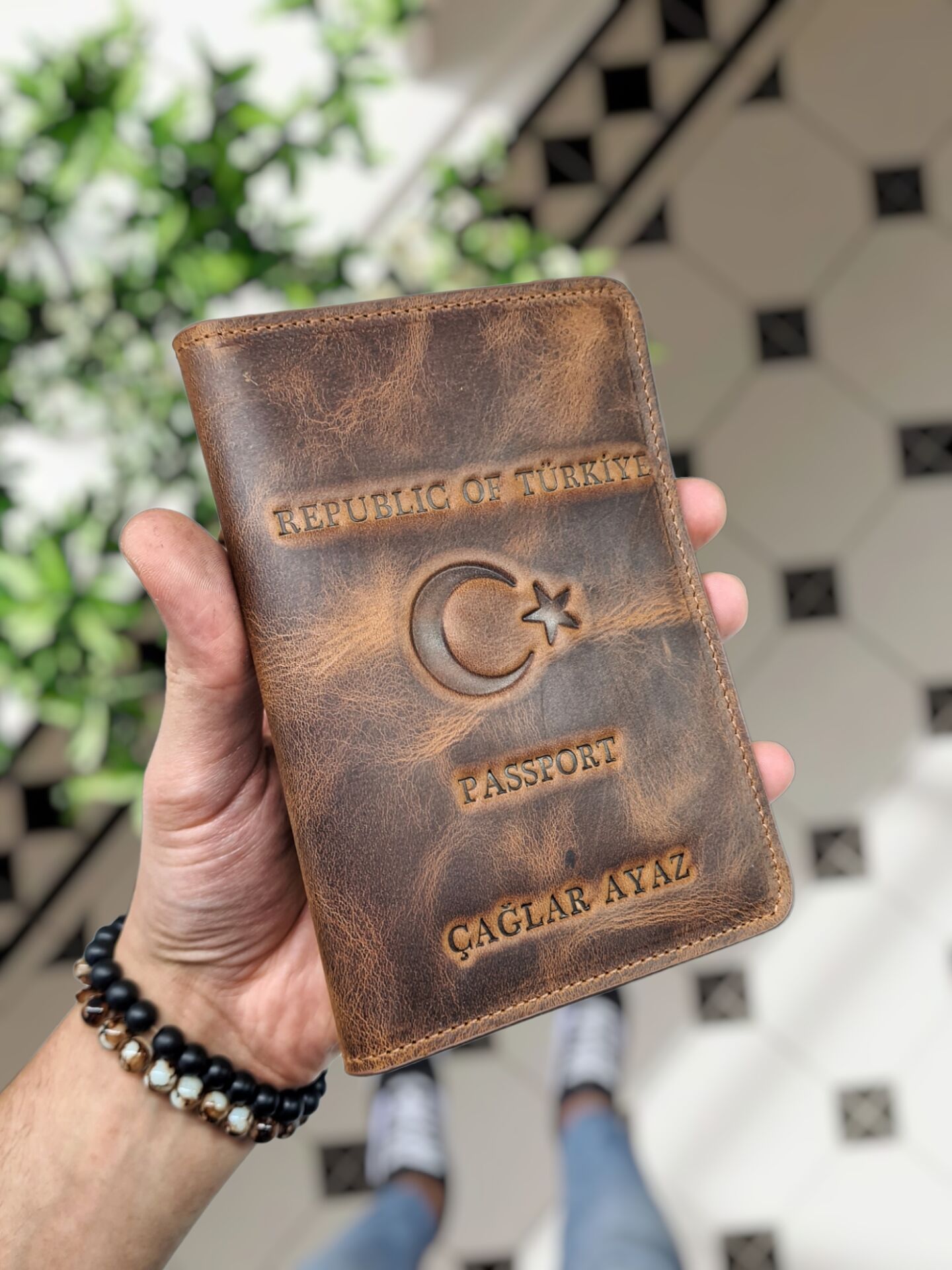 VİSSO 911 HAKİKİ ORJİNAL DERİ ÇANTA KREDİ KART VE KİMLİK HAZNELİ PASAPORTLUK - DERİ PASAPORT KILIFI    AYYILDIZ - REPUBLIC