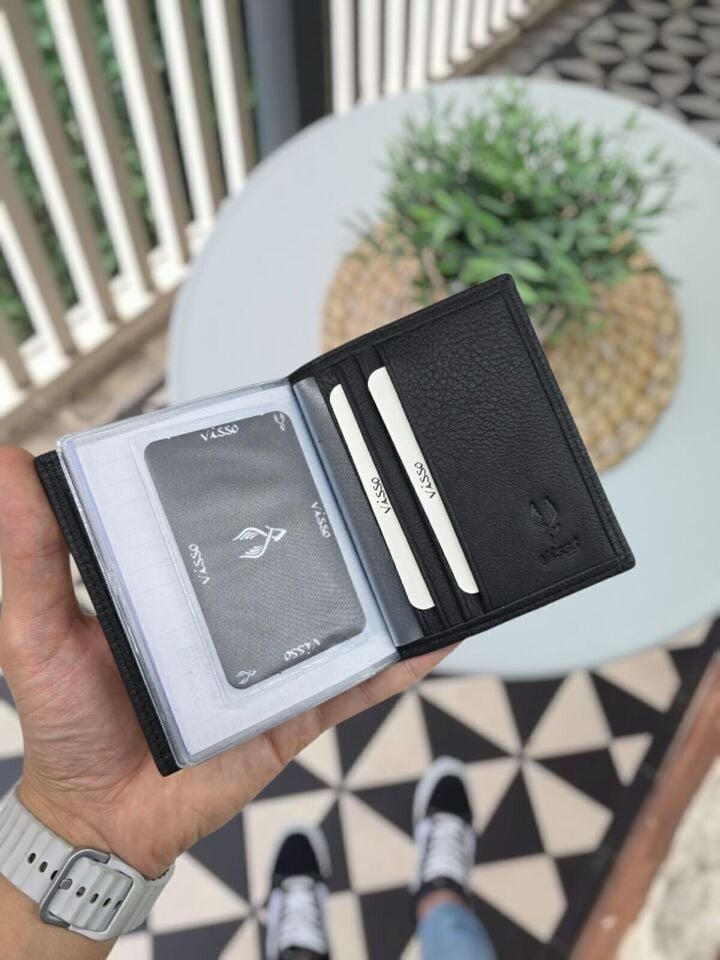 Ducati MOTOSİKLET Hakiki Deri Ruhsat Kılıfı İsme Özel Çanta Erkek Kadın Unisex Modeli Visso Gerçek Dana Derisi SİYAH Renk