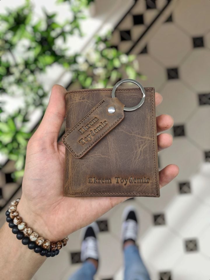 VİSSO 111 SET CÜZDAN VE ANAHTARLIK  İSME ÖZEL – KALİTELİ VE ŞIK ÇANTA  111 KM + ANAHTARLIK