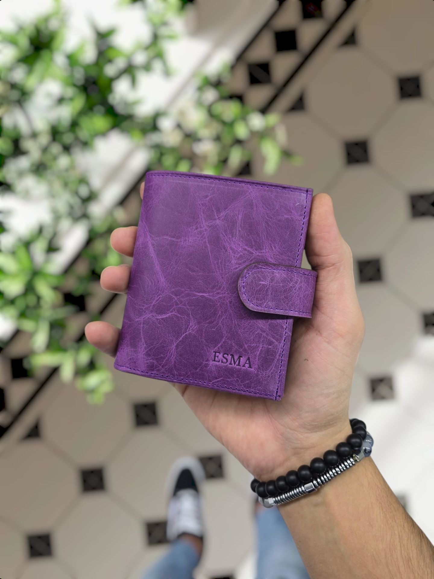 VİSSO 112 MOR RENK Cüzdan Fermuarlı Kişiye Özel İsim Baskılı Bozuk Para Cepli Dıştan Kilitli Çıtçıtlı Cüzdan Çanta Visso Gerçek Deri Ücretsiz Kargo VİSSO 112 Kadın Erkek Unisex