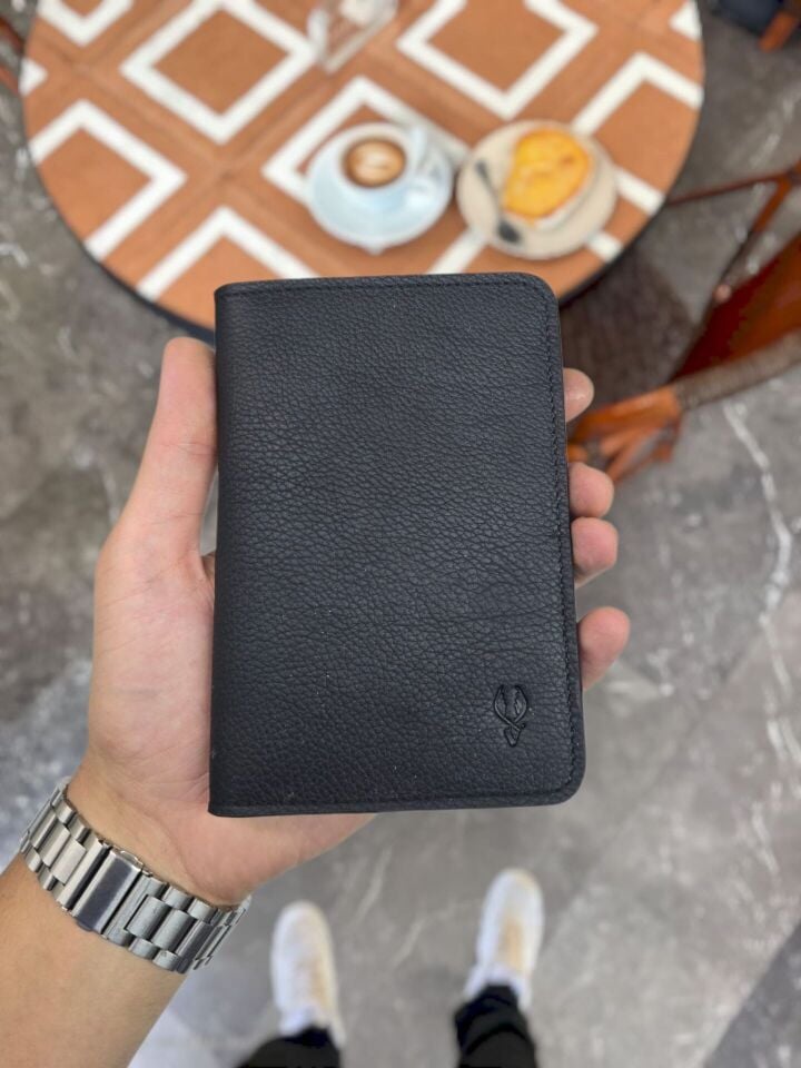 VİSSO 911 HAKİKİ ORJİNAL DERİ ÇANTA  KREDİ KART VE KİMLİK HAZNELİ PASAPORTLUK - DERİ PASAPORT KILIFI KAMPANYALI