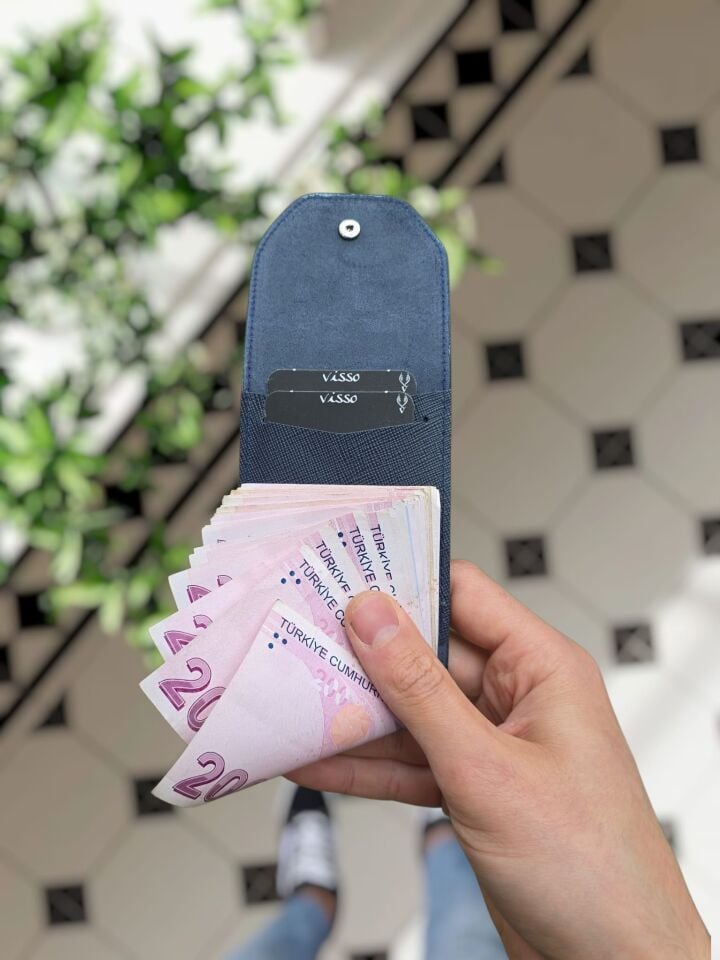 Visso 571 Hakiki Deri Efsane Trend Model Çok Para Konan Cüzdan Unisex Kartlık Çıtçıtlı En Çok Tercih Edilen Model LACİVERT PRD