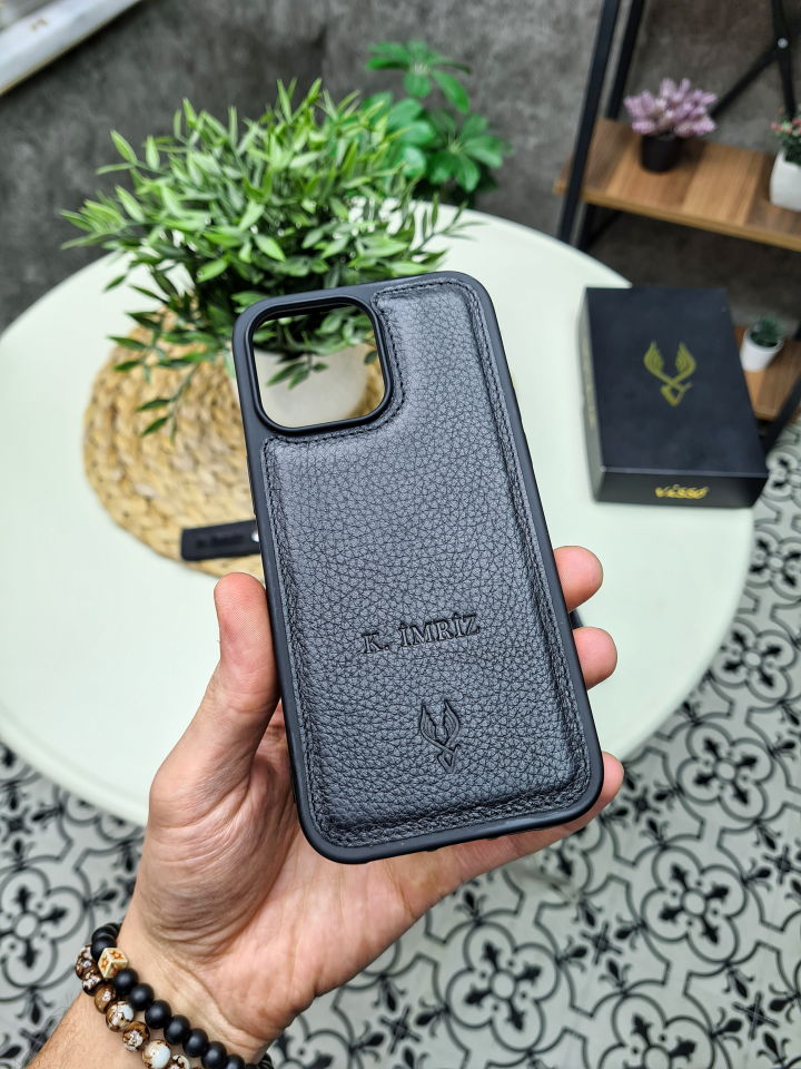 VİSSO 606 Hakiki Deri Çanta Kartlık + Telefon Kılıfı Kadın Erkek Deri Çanta Set  6 0 6 SİYAH gutty + KILIF VİSSO GERÇEK DERİ İPHONE SAMSUNG - Apple DERİ TELEFON KILIFI  Kişiye Özel İsim Baskılı Kadın Erkek Unisex Koruyucu Telefon Kılıfı