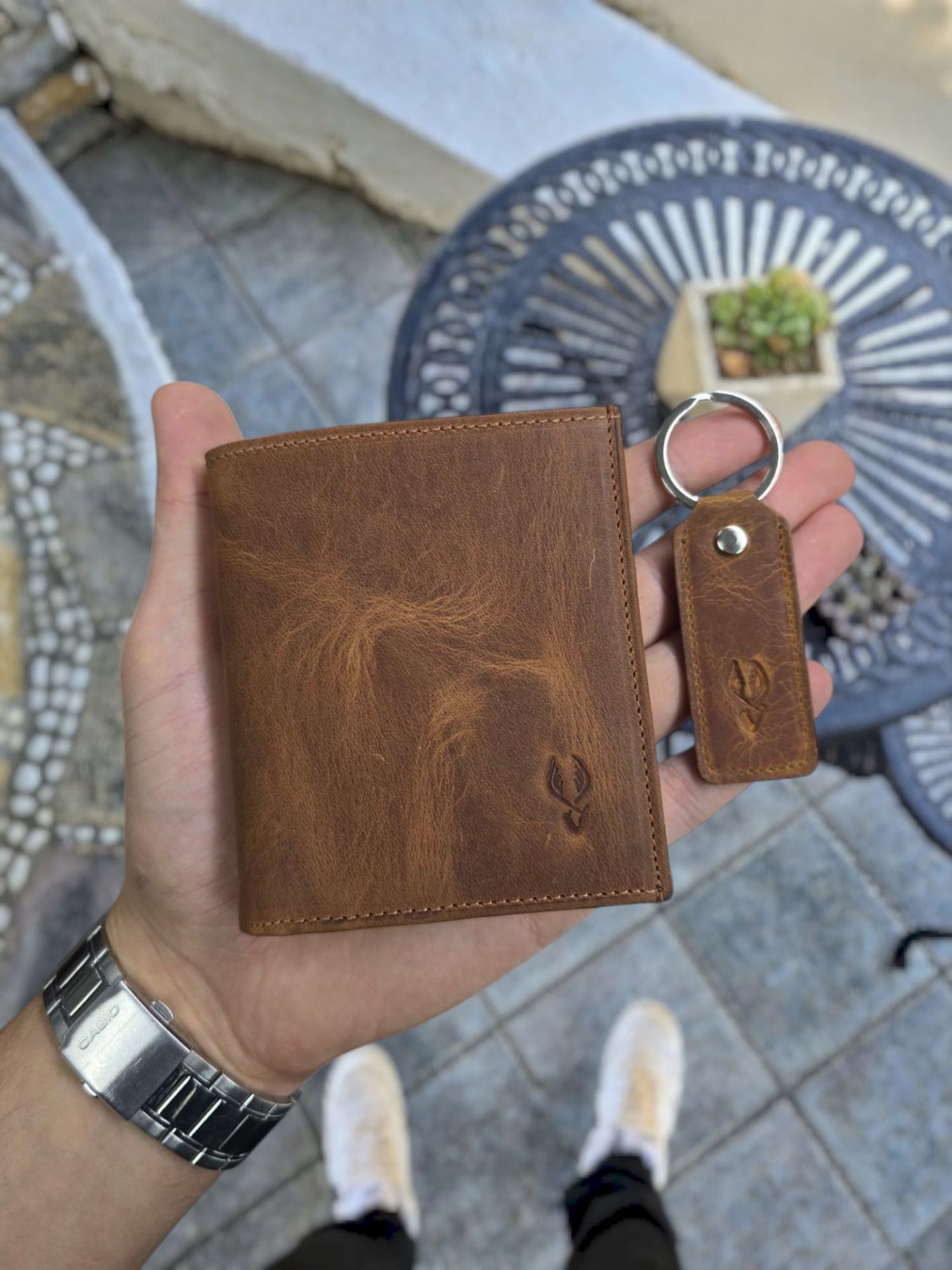 VİSSO 111 SET CÜZDAN VE ANAHTARLIK  Fındık Matrix– İSME ÖZEL HAKİKİ DERİ ERKEK KADIN CÜZDAN VE DERİ ANAHTARLIK – KALİTELİ VE ŞIK ÇANTA