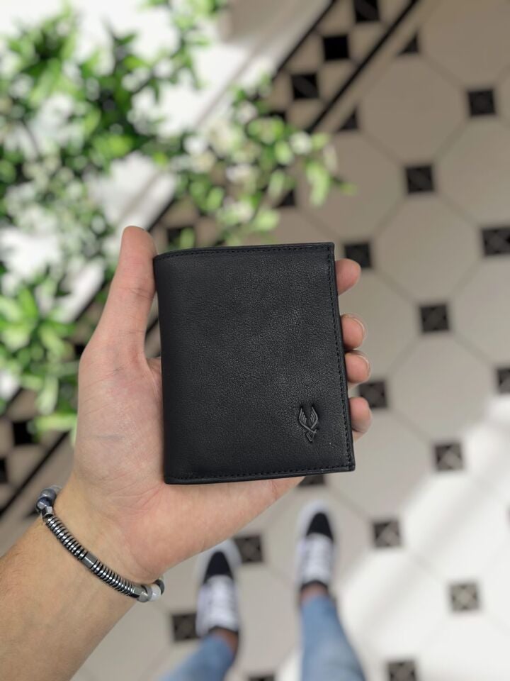 VİSSO 1131 Kara Kuvvetleri Rozetli HAKİKİ DERİ ÇANTA  İSME ÖZEL KARA KUVVETLERİ KOMUTANLIĞI ROZETLİ KAĞIT PARA VE KİMLİK BÖLMELİ ERKEK VE KADIN CÜZDAN