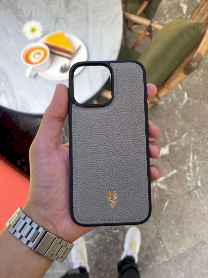 İphone 16 PRO model VİZON  Deri Kılıf VİSSO Hakiki Deri İsme Özel Kişiselleştirme Kadın Erkek Kullanım Unisex Telefon Kılıf