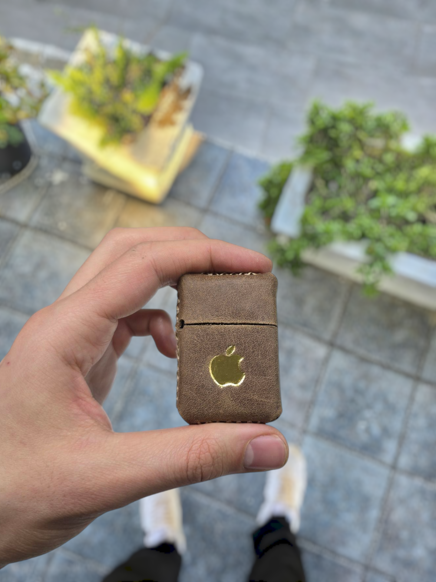 VİSSO Visso 1933 Hakiki Dana Derisi El Yapımı ZİPPO Tarzı Benzinli Çakmak Kılıfı ve Zippo Tarzı Çakmak  A. FINDIK CRAYZ  APPLE