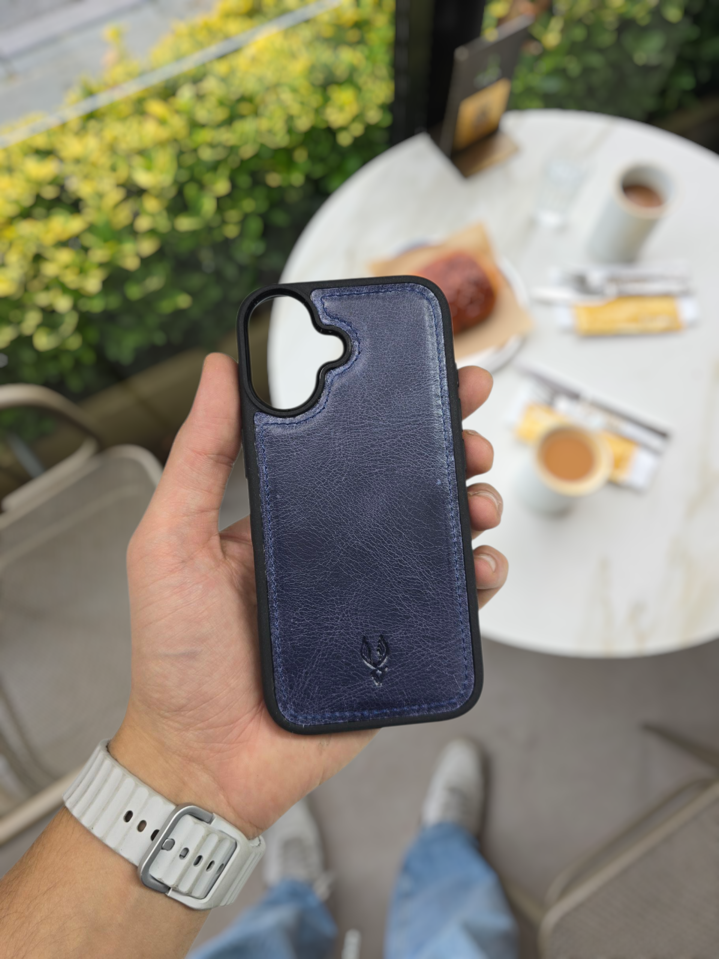 İphone 17 Model Uyumlu LACİVERT CRAYZ Hakiki Deri İsme Özel Ücretsiz Kişiselleştirme Seçeneği İle Kadın Erkek Kullanım premium  Tam Uyumlu Silikon Kılıf Ücretsiz Kargo Visso Leather Geçek Orjinal Dana Derisi