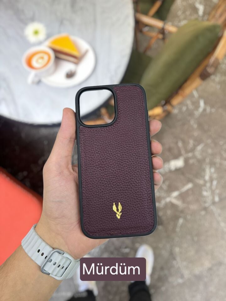 İphone 17 Model  Uyumlu MÜRDÜM Hakiki Deri İsme Özel Ücretsiz Kişiselleştirme Seçeneği İle Kadın Erkek Kullanım premium  Tam Uyumlu Silikon Kılıf Ücretsiz Kargo Visso Leather Geçek Orjinal Dana Derisi